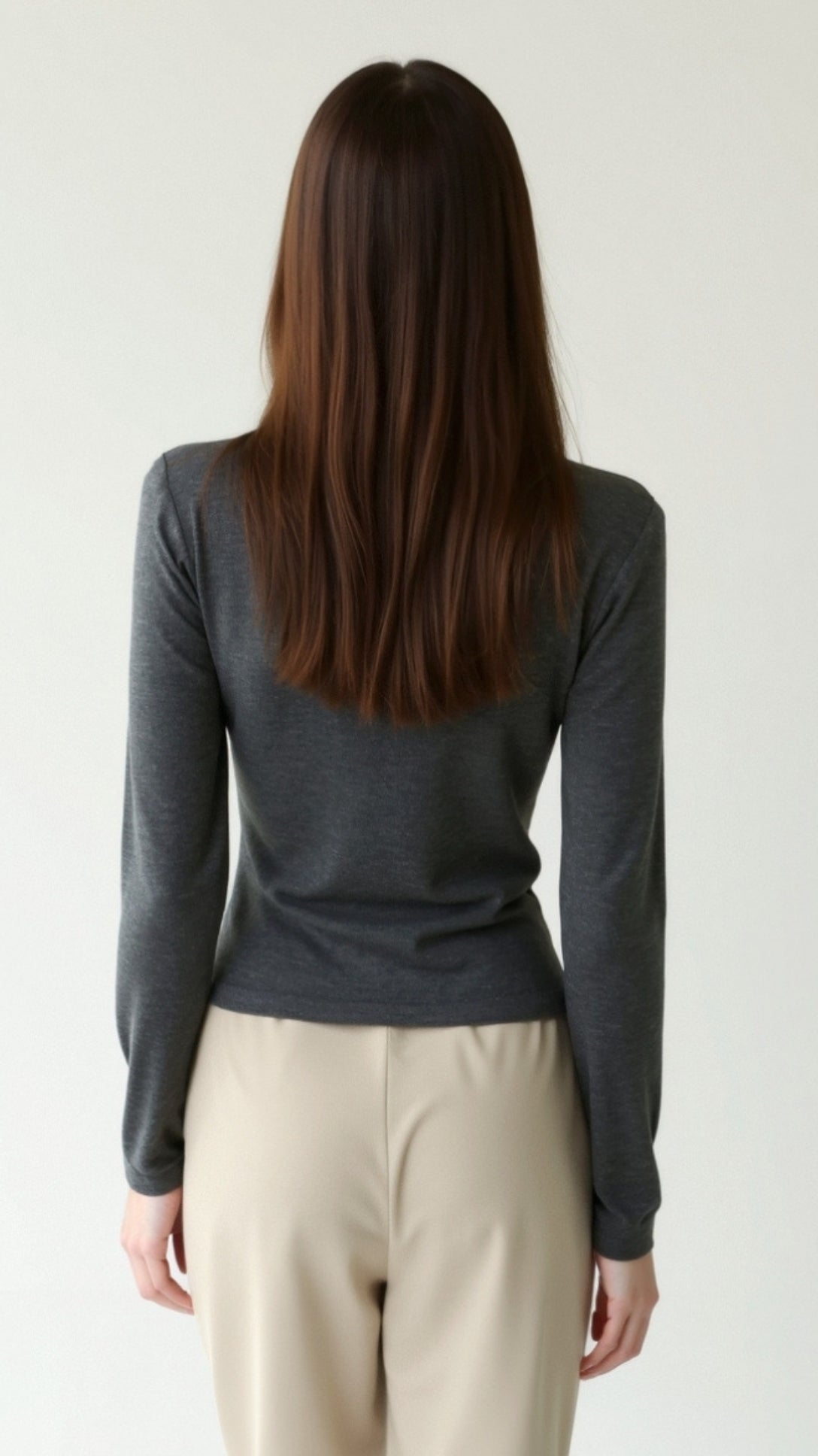 Barbara Chic Cutout Long-Sleeve Knit Top