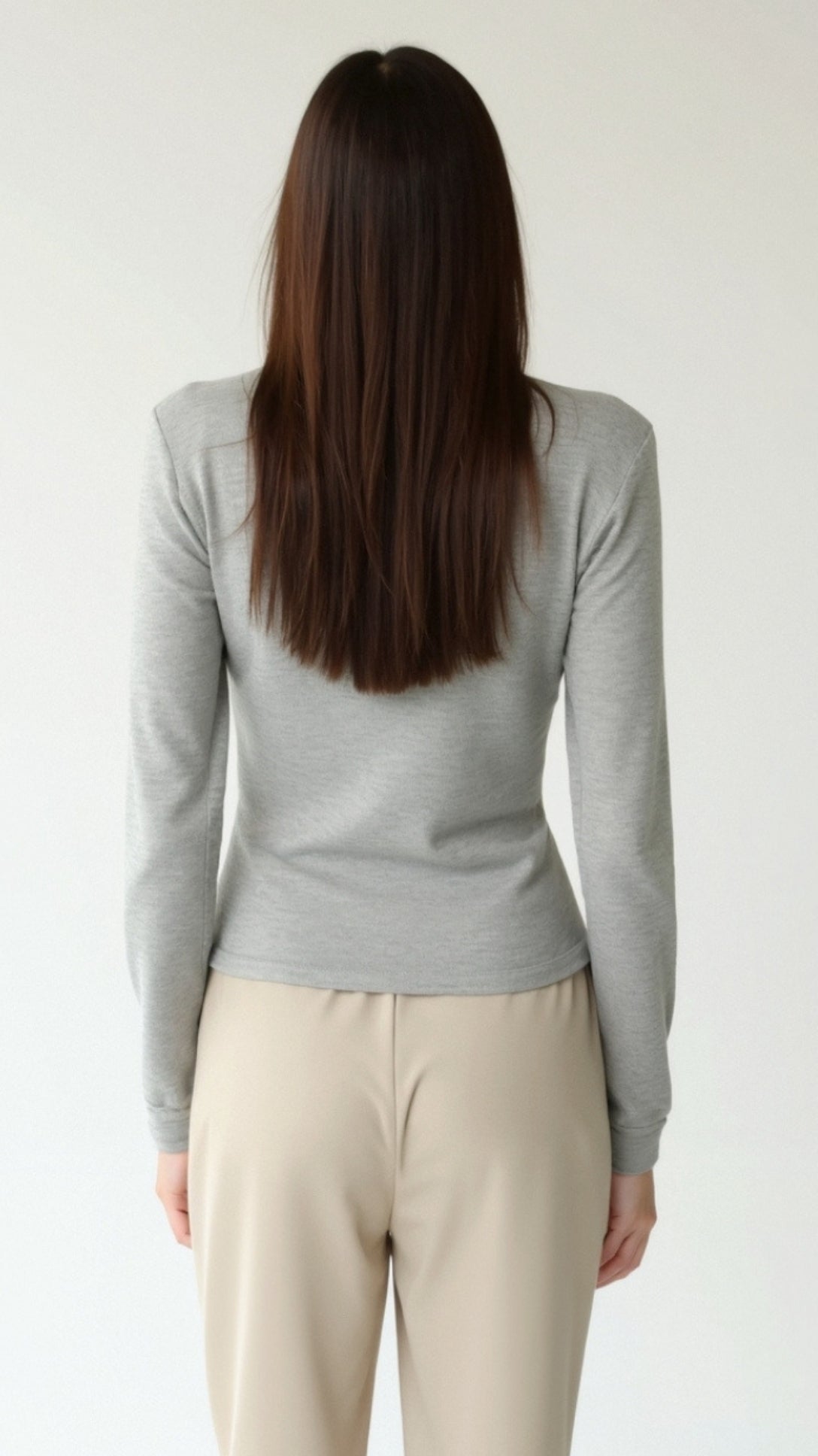 Barbara Chic Cutout Long-Sleeve Knit Top