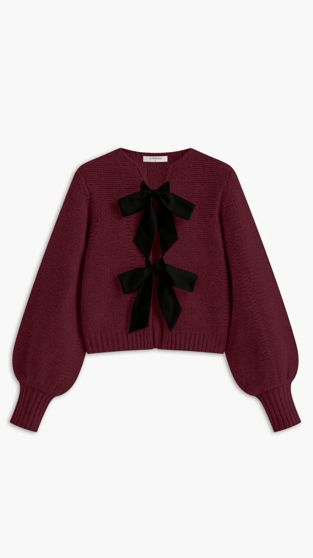 Cynthia Bow-Tie Knit Top