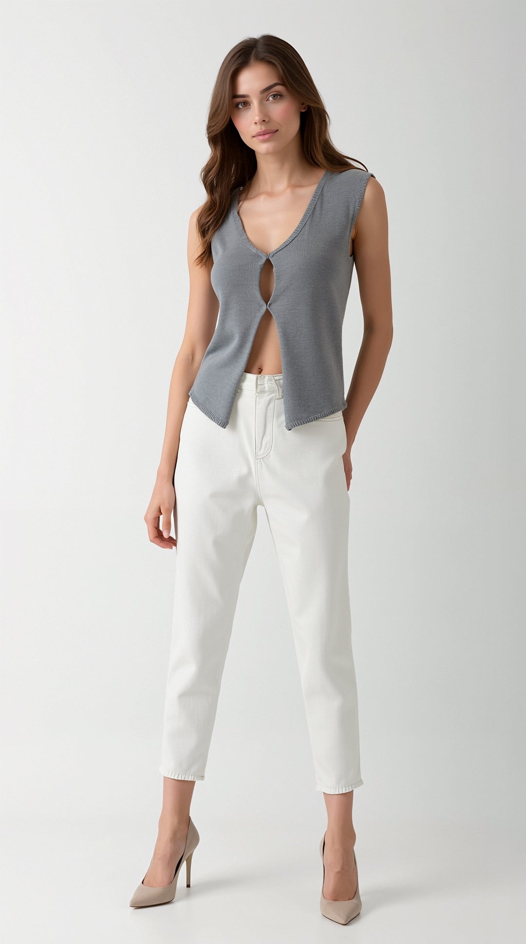Sharon Knitted Vest Top