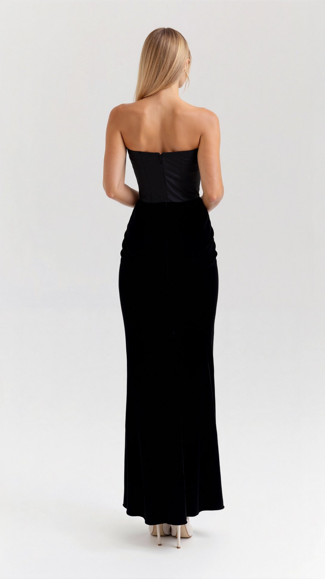 Luciana Strapless Maxi Dress