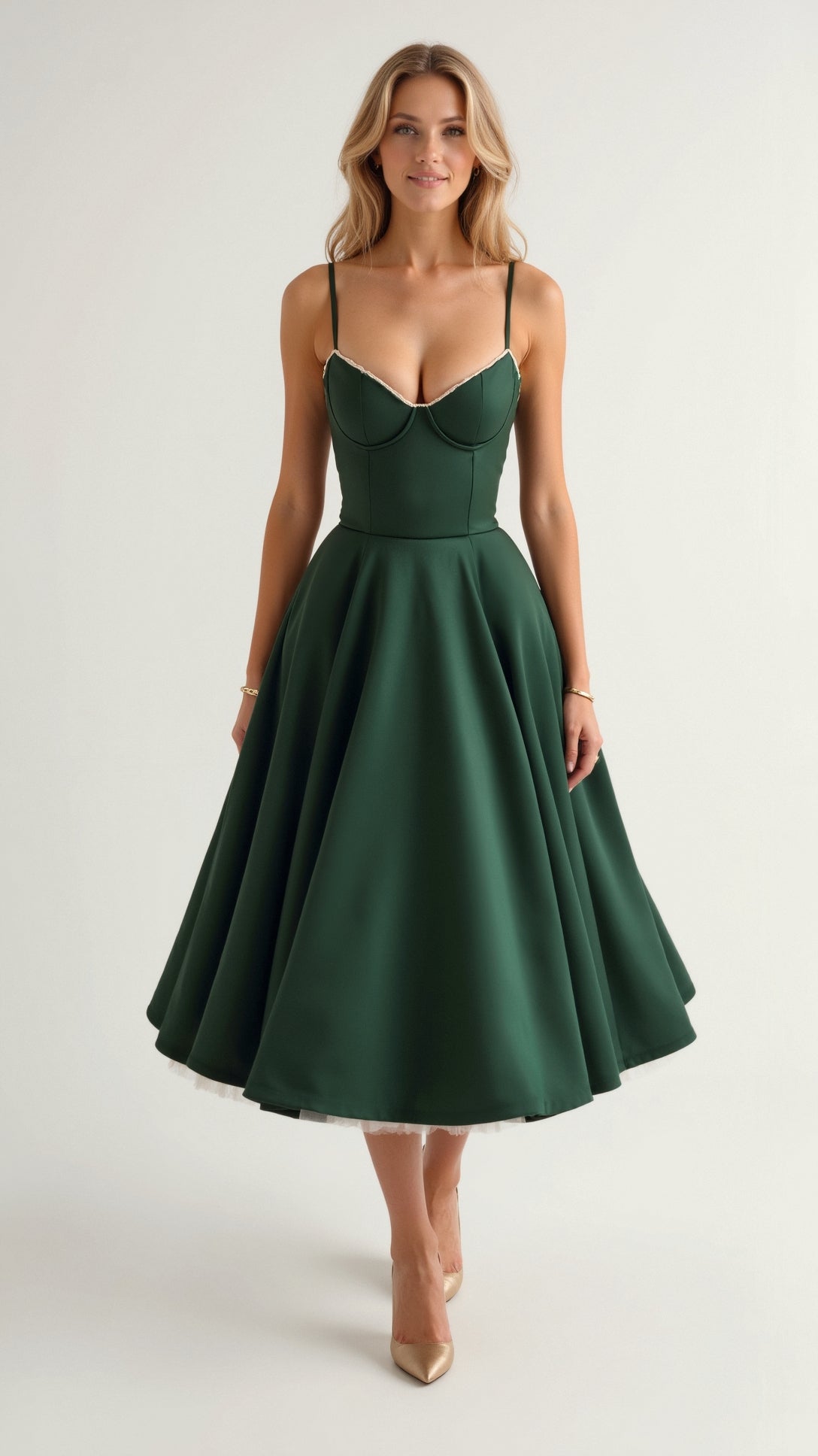 Isolde Tulle Midi Dress