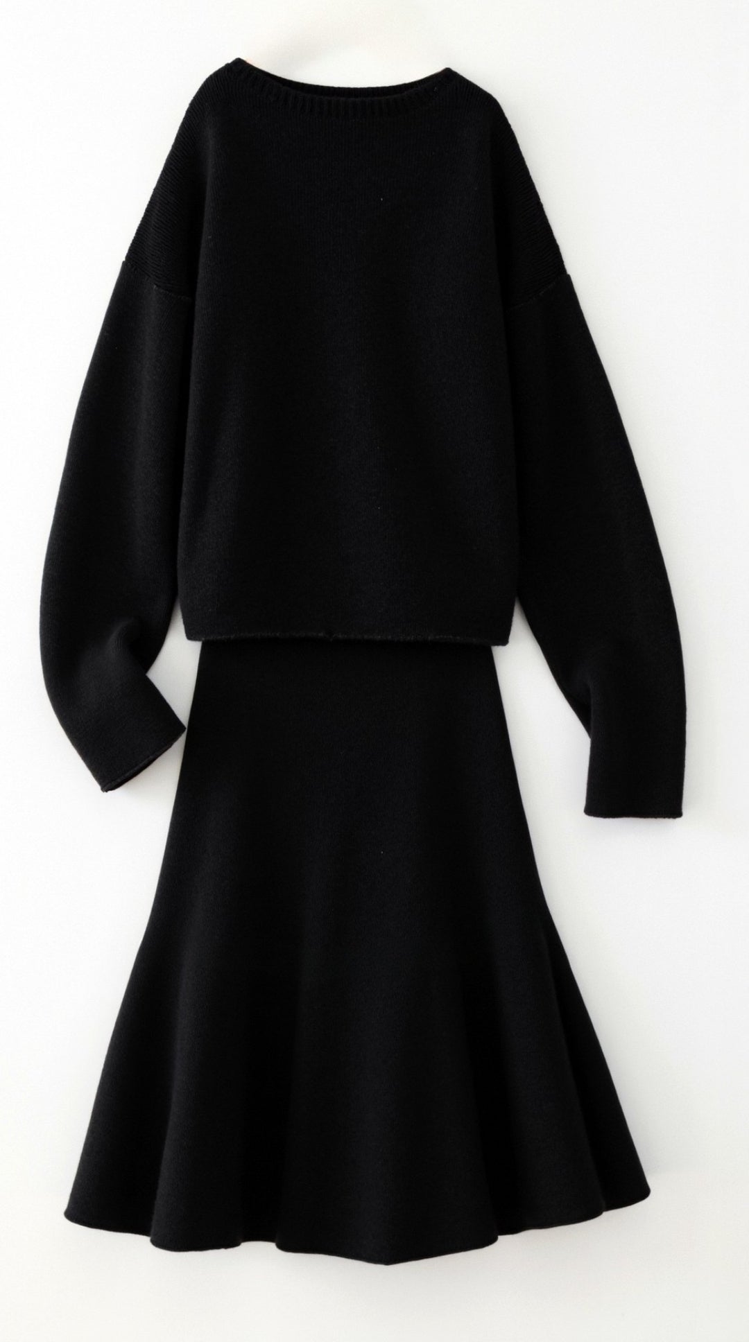 Amy Knitted Top and Skirt Set