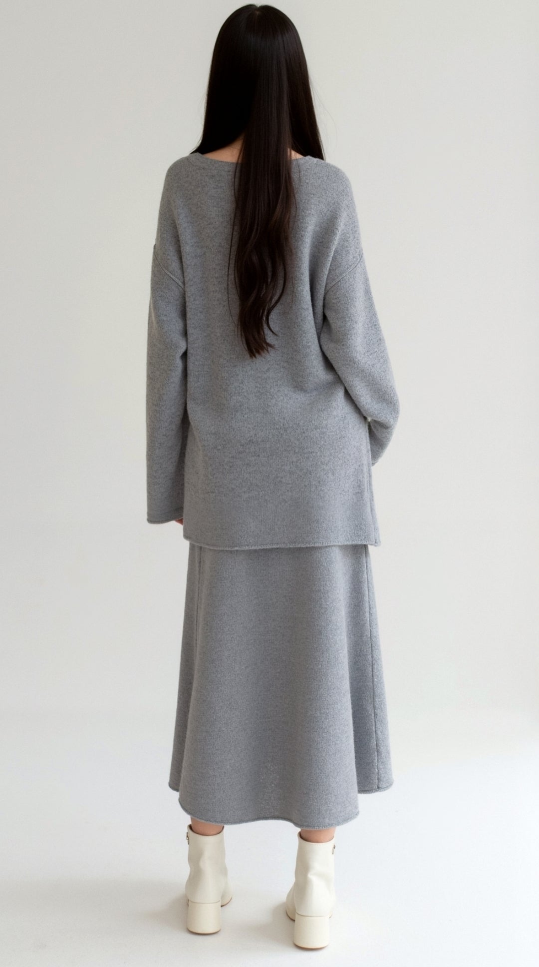 Amy Knitted Top and Skirt Set