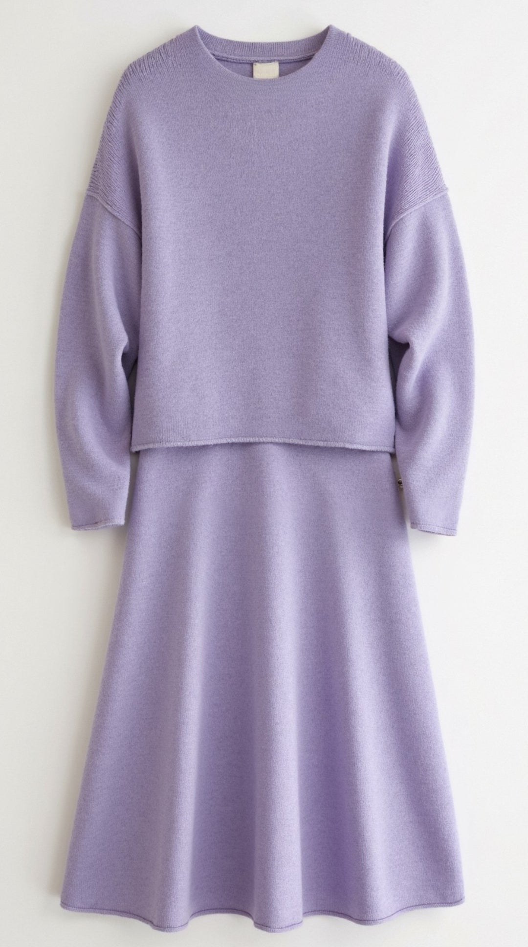 Amy Knitted Top and Skirt Set