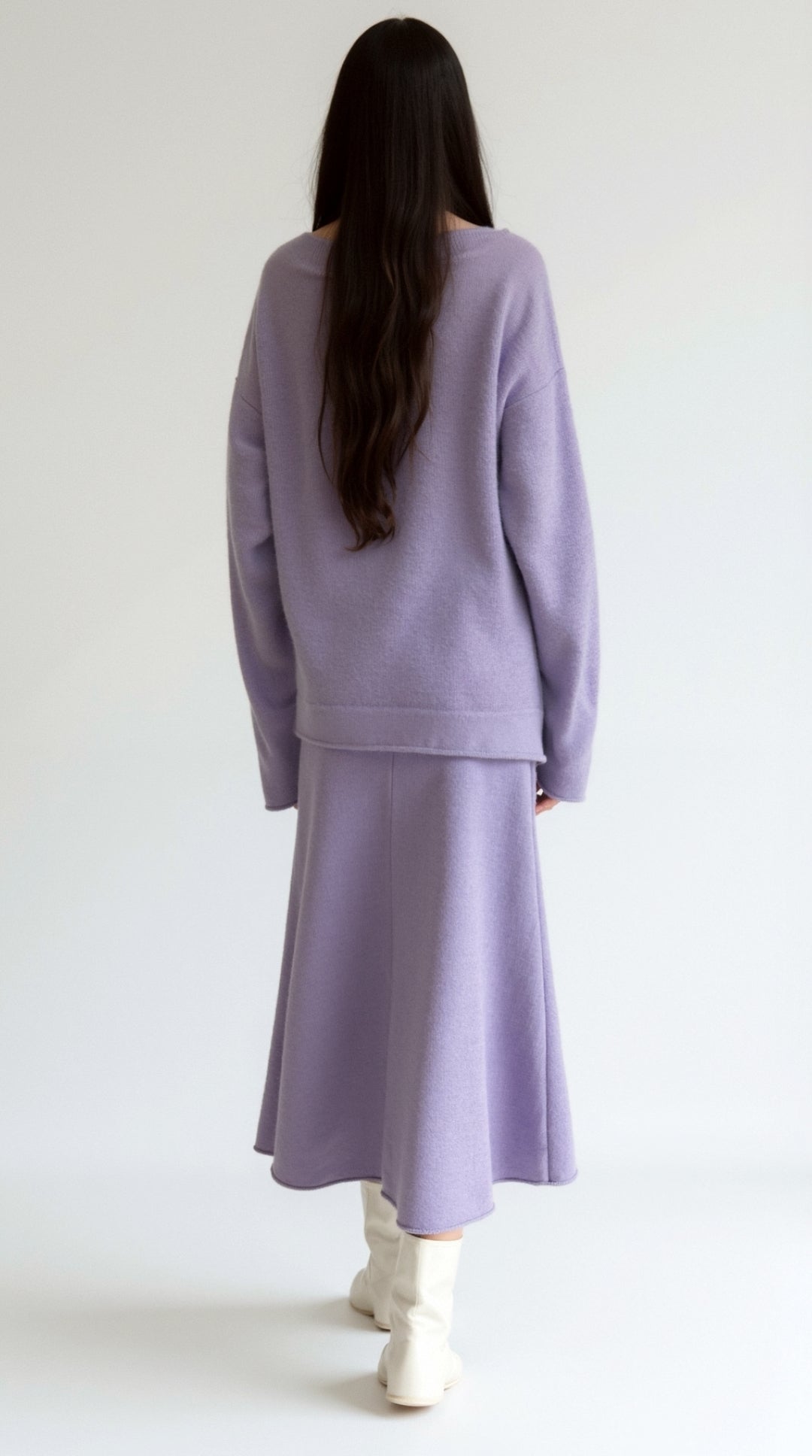 Amy Knitted Top and Skirt Set