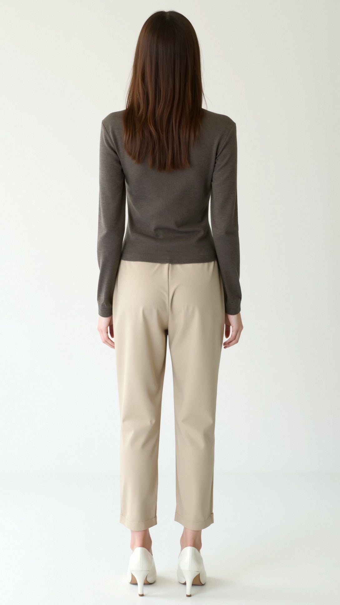 Barbara Chic Cutout Long-Sleeve Knit Top