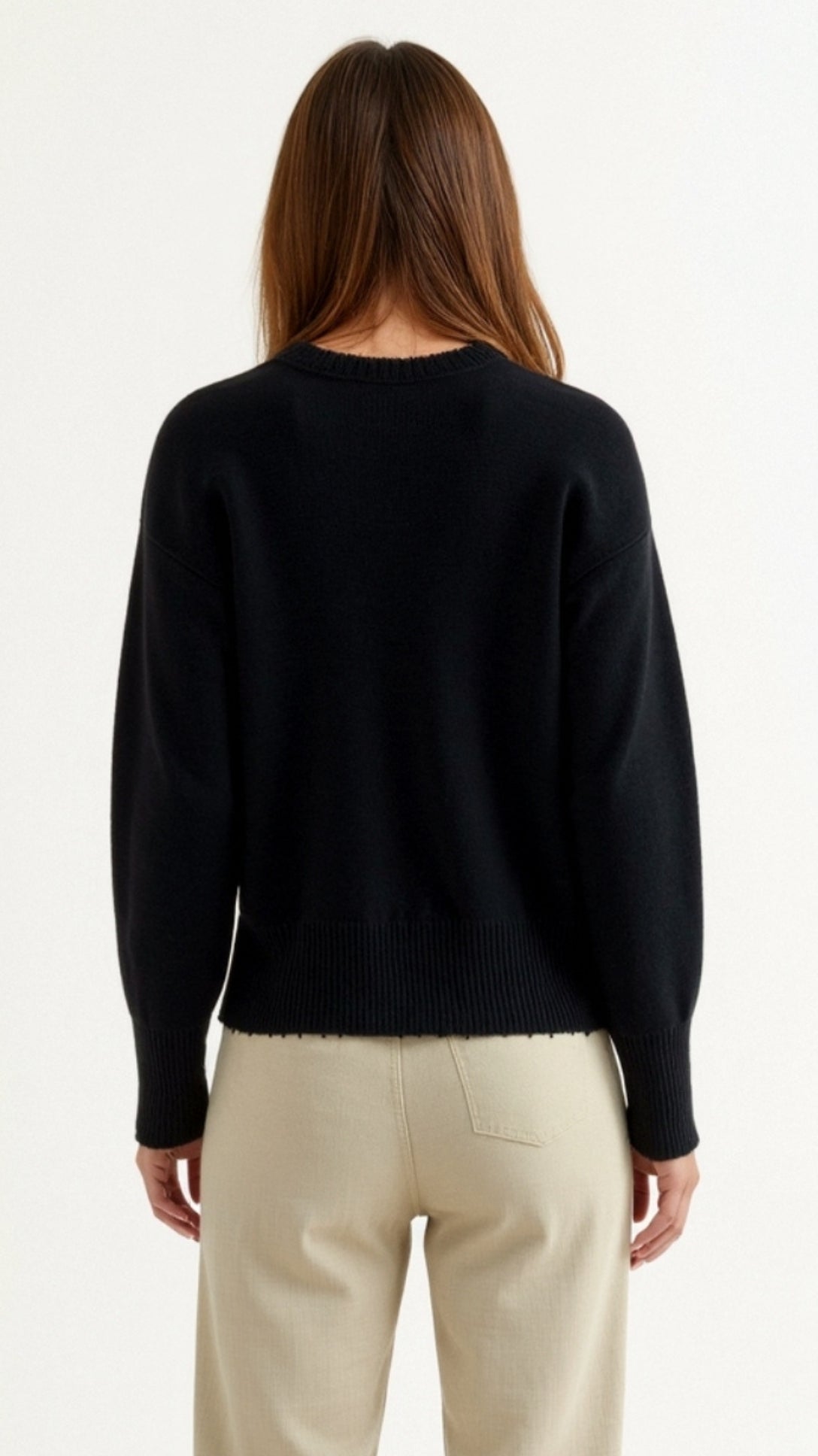 Caroline Pearl Trim Knit Cardigan