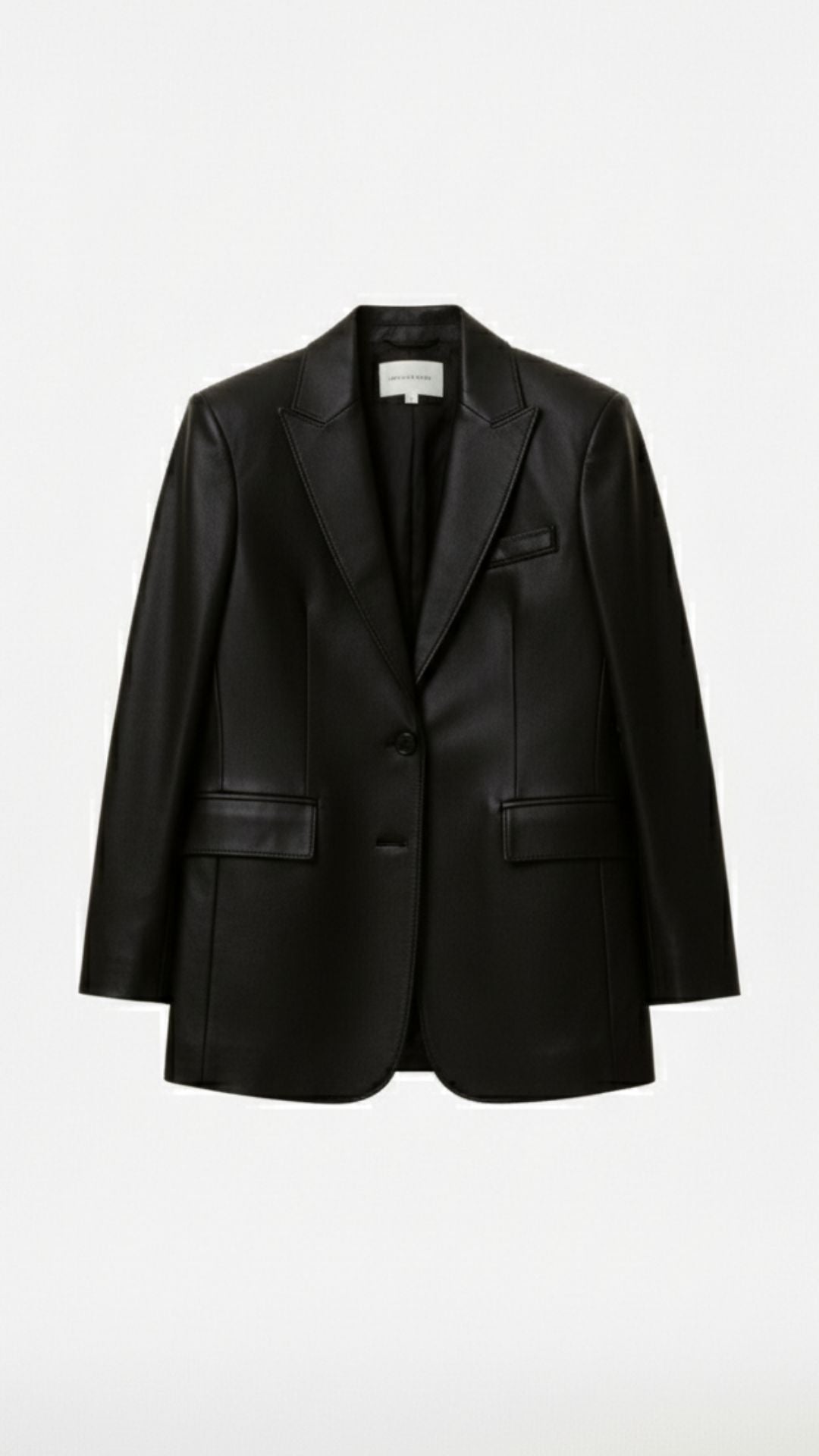 Catherine Oversized Leather Blazer