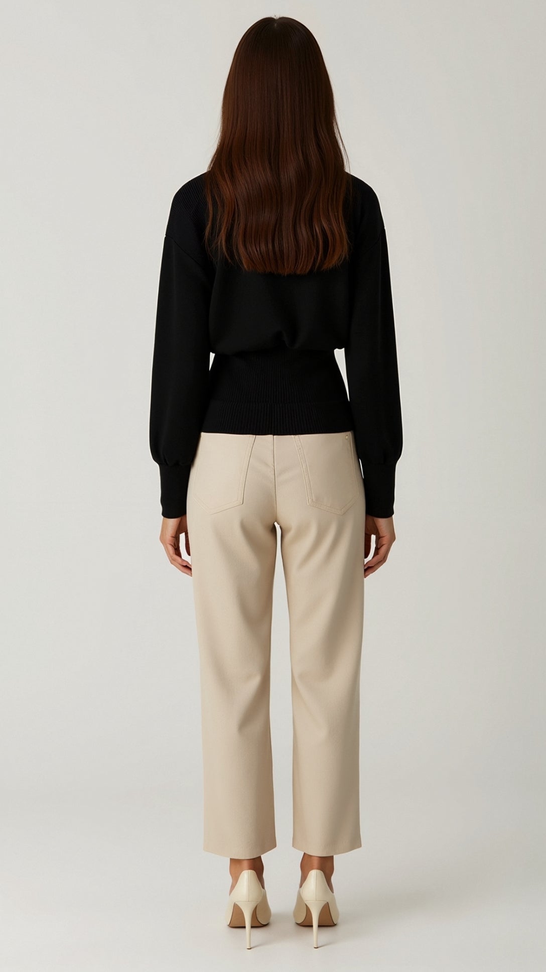 Christine Chic Deep-V Statement Cardigan