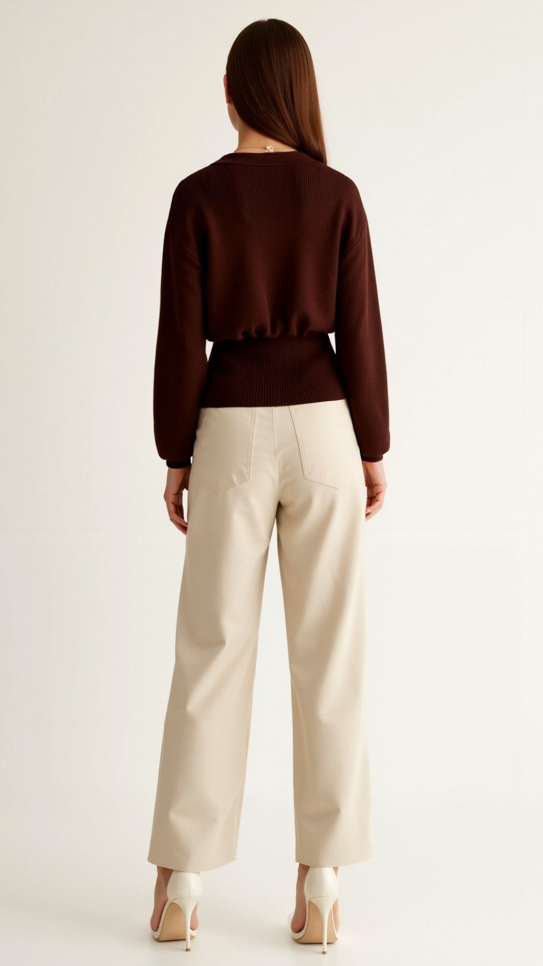 Christine Chic Deep-V Statement Cardigan