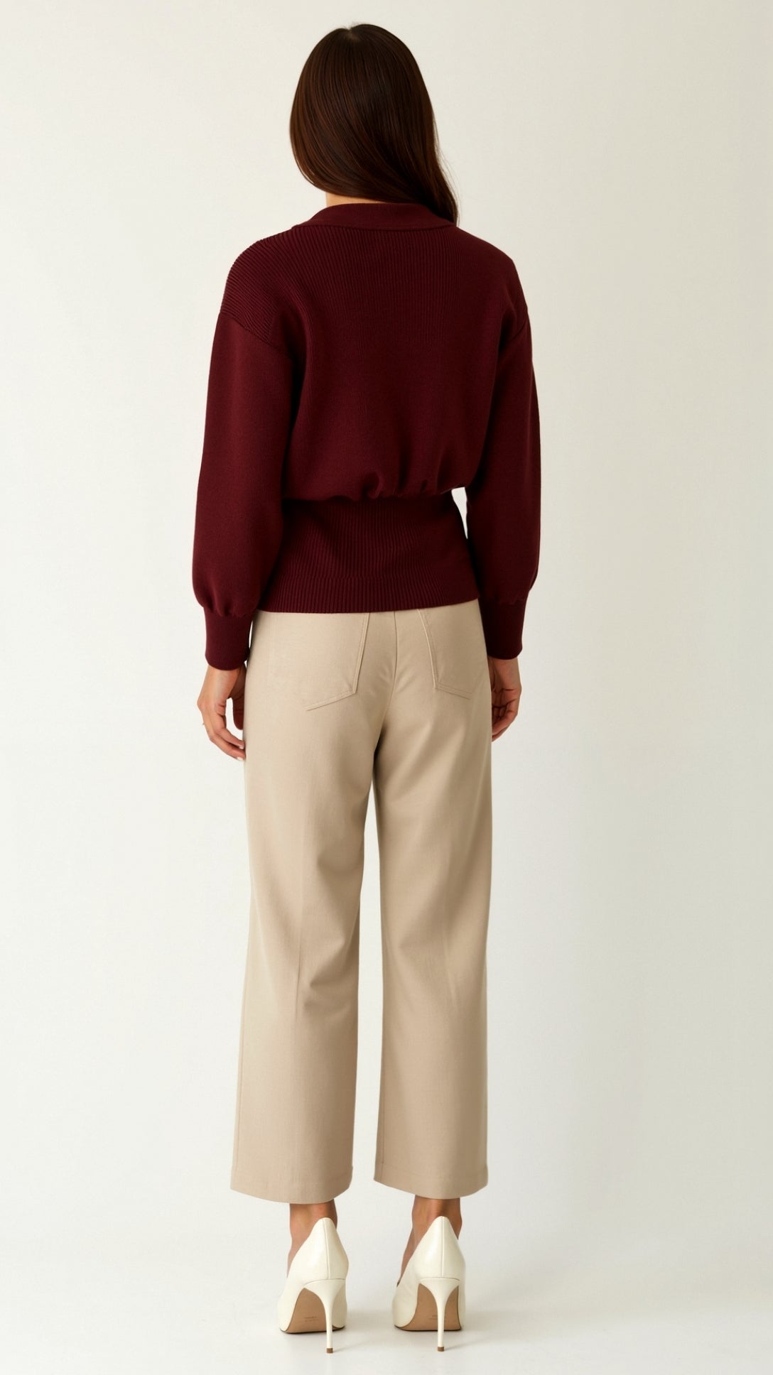 Christine Chic Deep-V Statement Cardigan