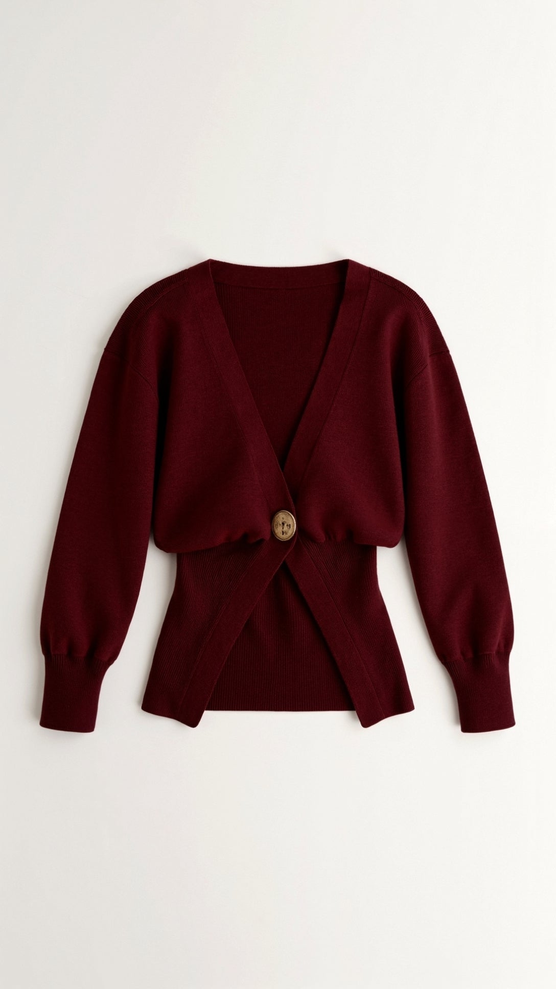 Christine Chic Deep-V Statement Cardigan