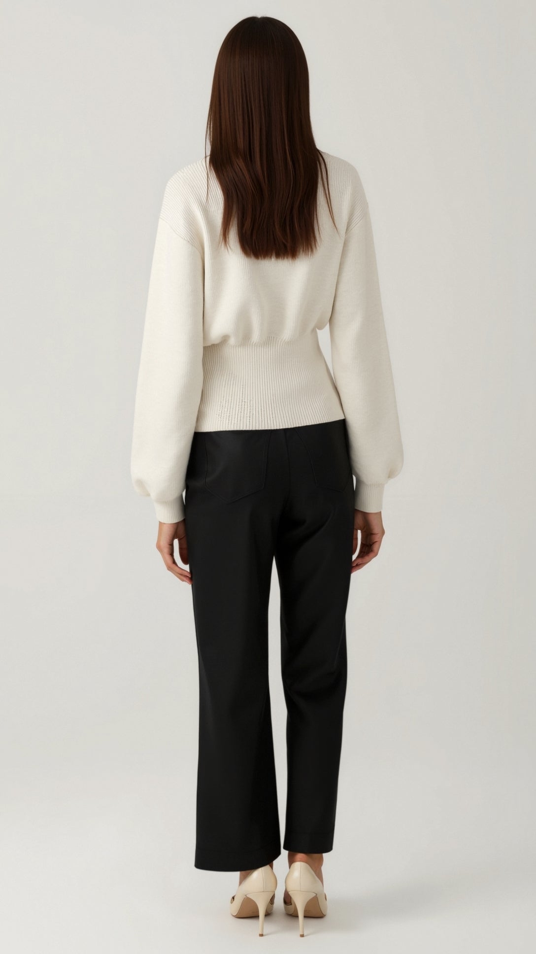 Christine Chic Deep-V Statement Cardigan