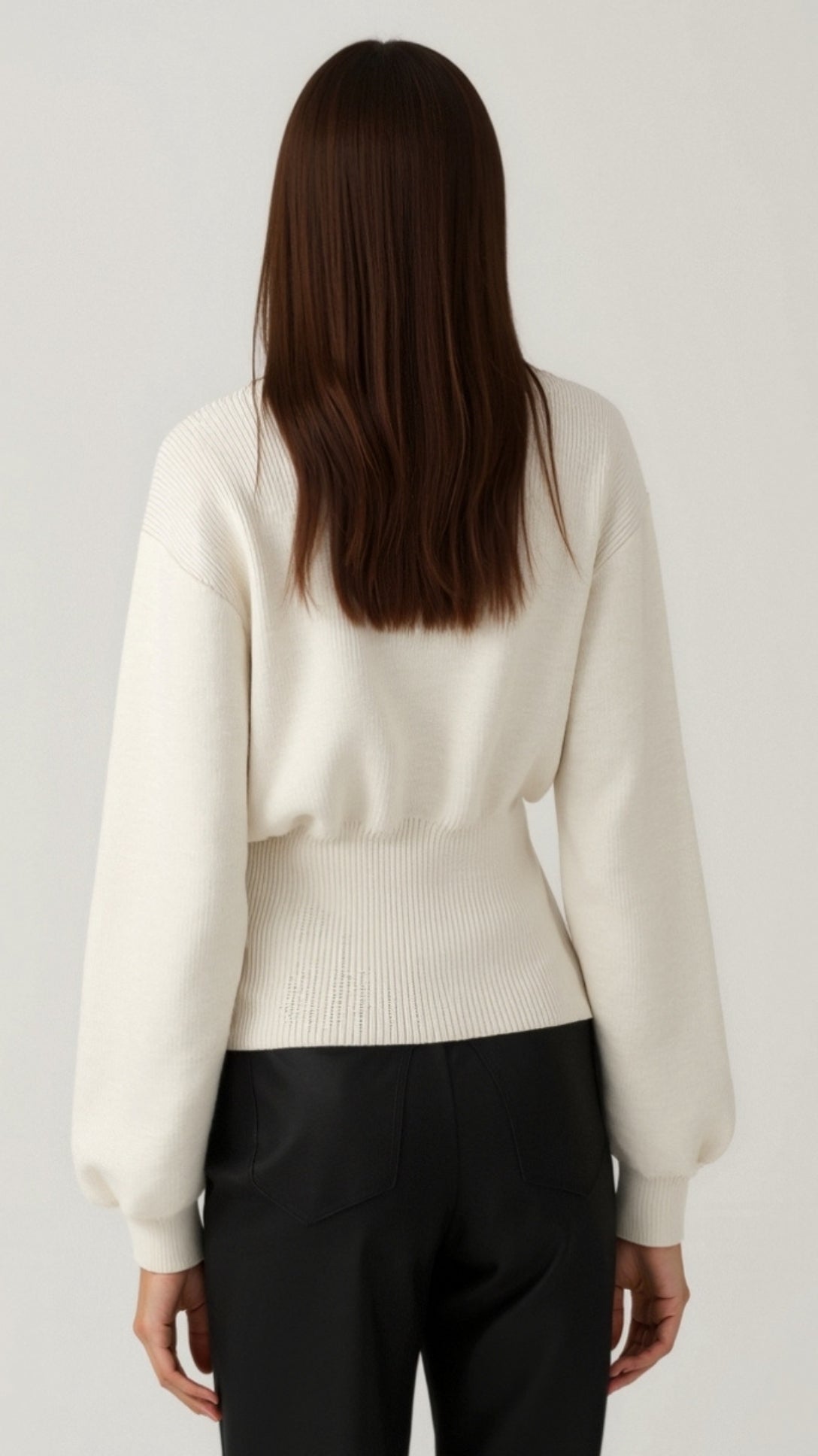 Christine Chic Deep-V Statement Cardigan