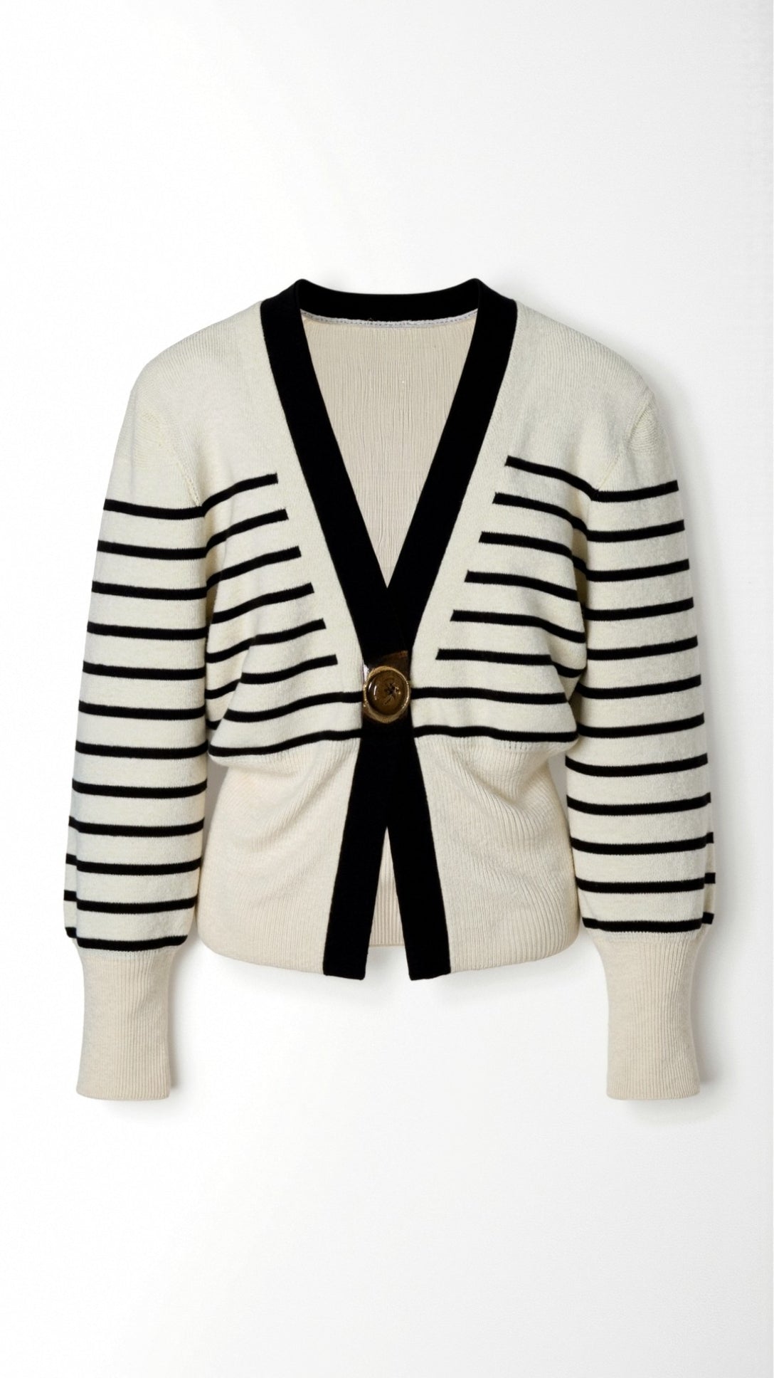 Christine Chic Deep-V Statement Cardigan
