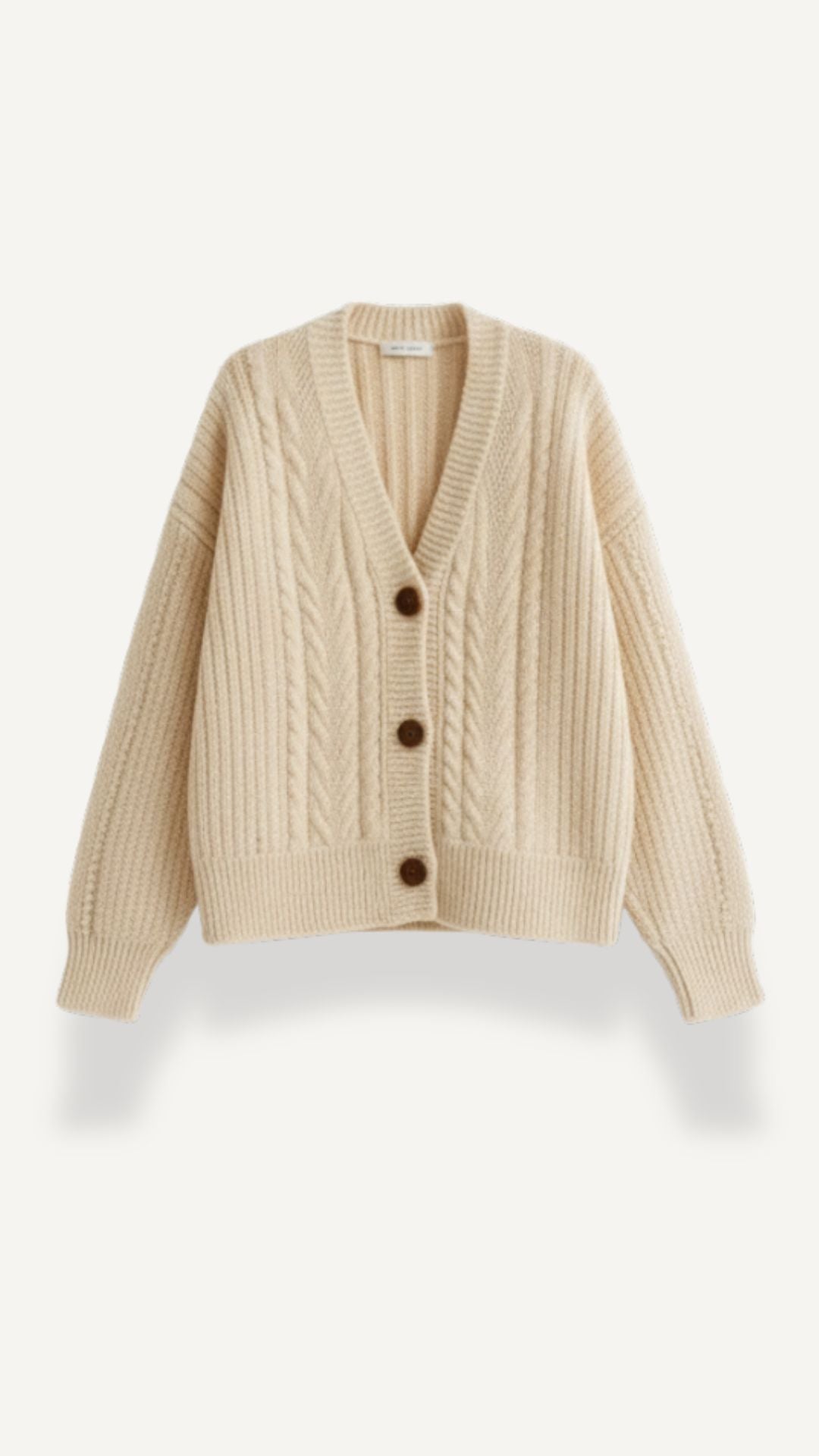 Janet Oversized Cable Knit Sweater