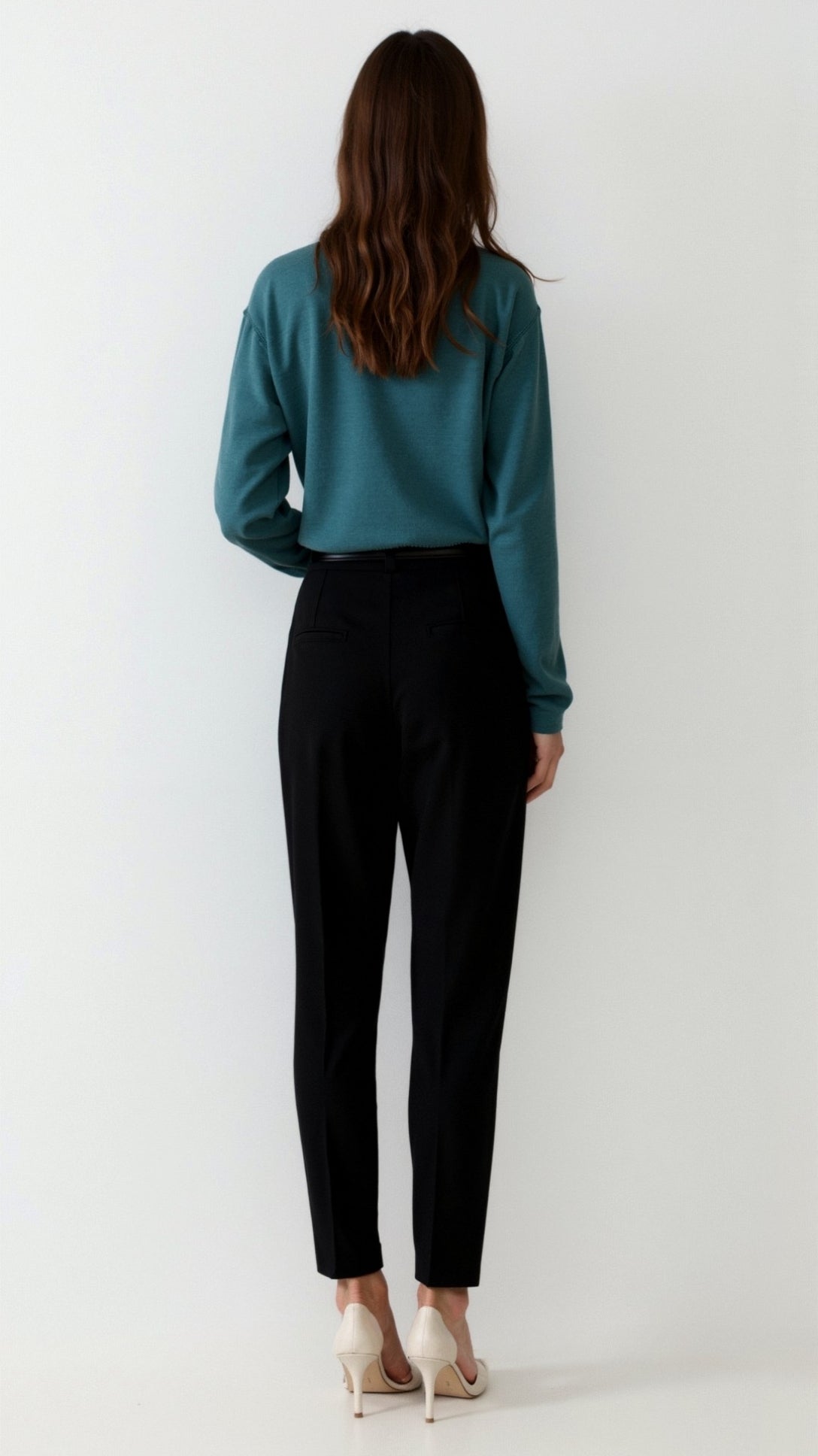 Margaret Casual V-Neck Polo Sweater