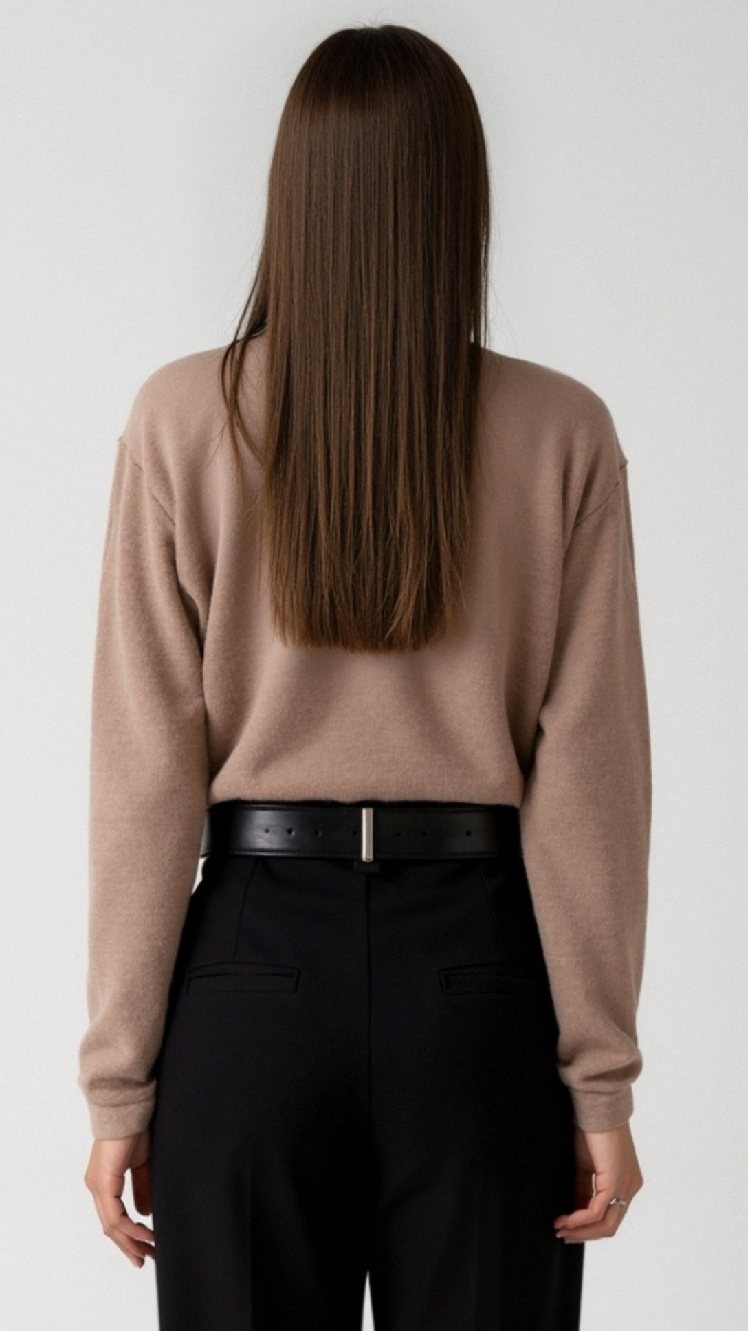 Margaret Casual V-Neck Polo Sweater