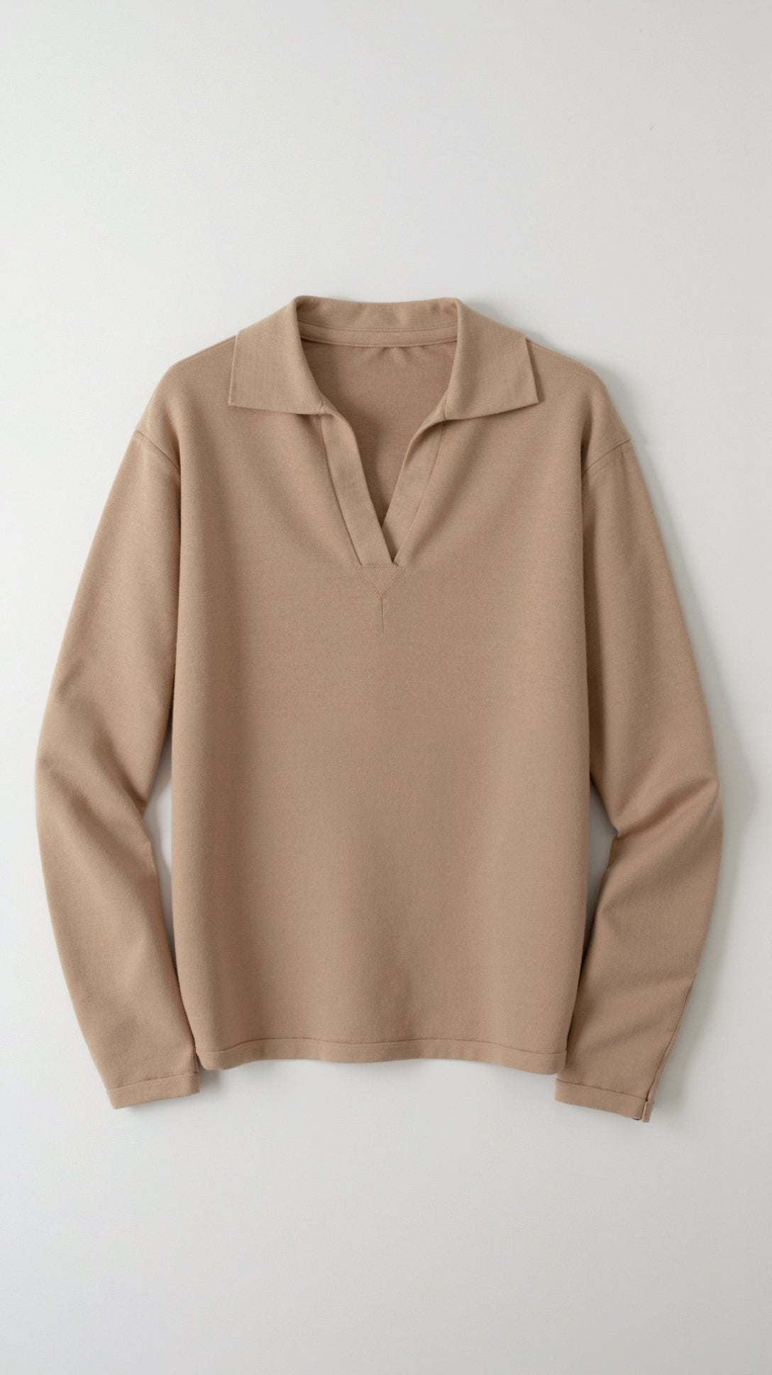 Margaret Casual V-Neck Polo Sweater