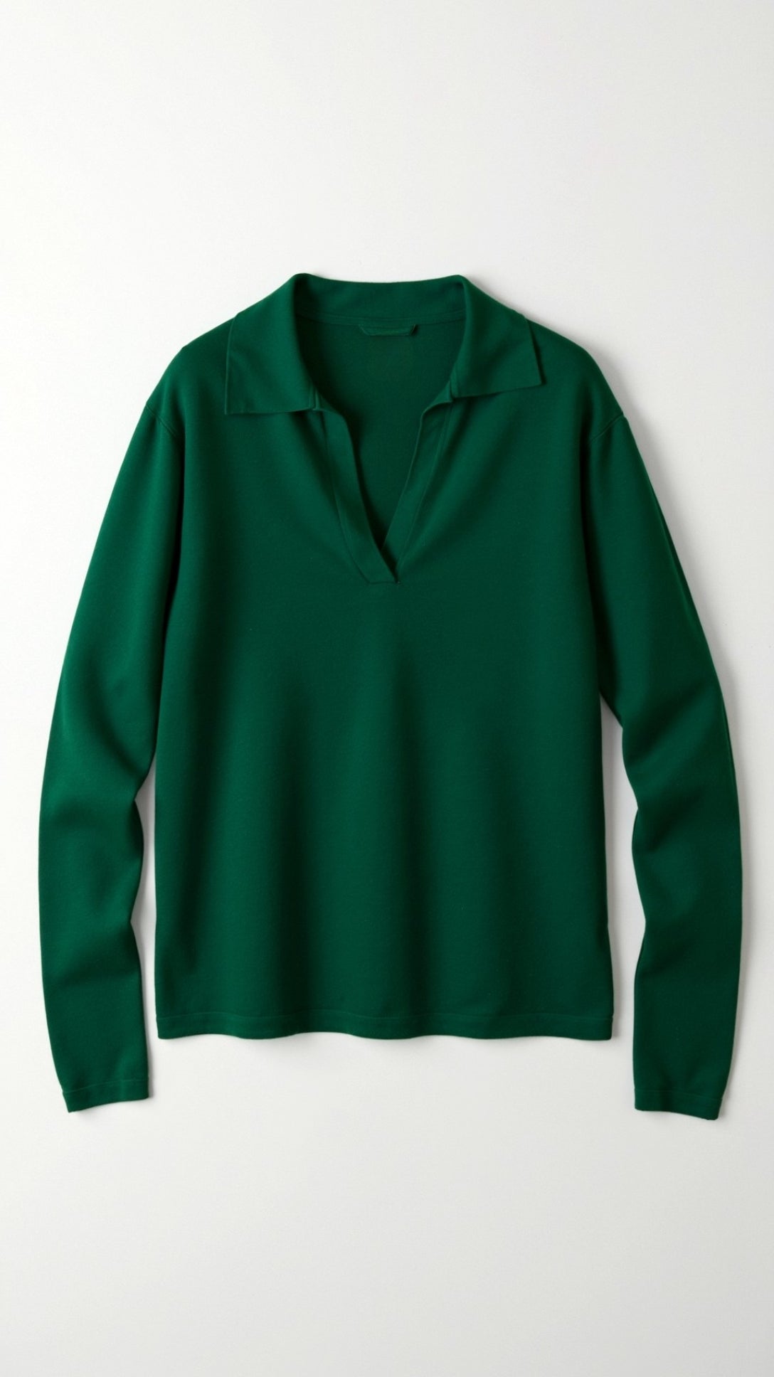 Margaret Casual V-Neck Polo Sweater