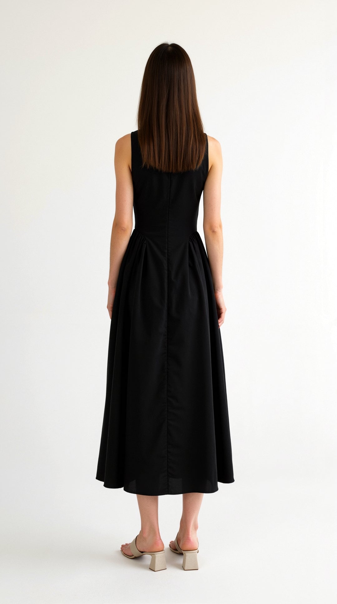 Nancy Linen Cutout Dress