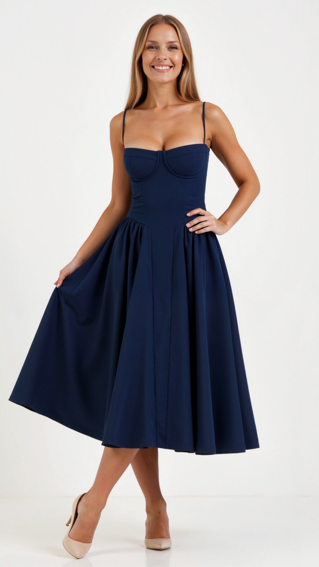 odette corset midi dress Odette Corset Midi Dress