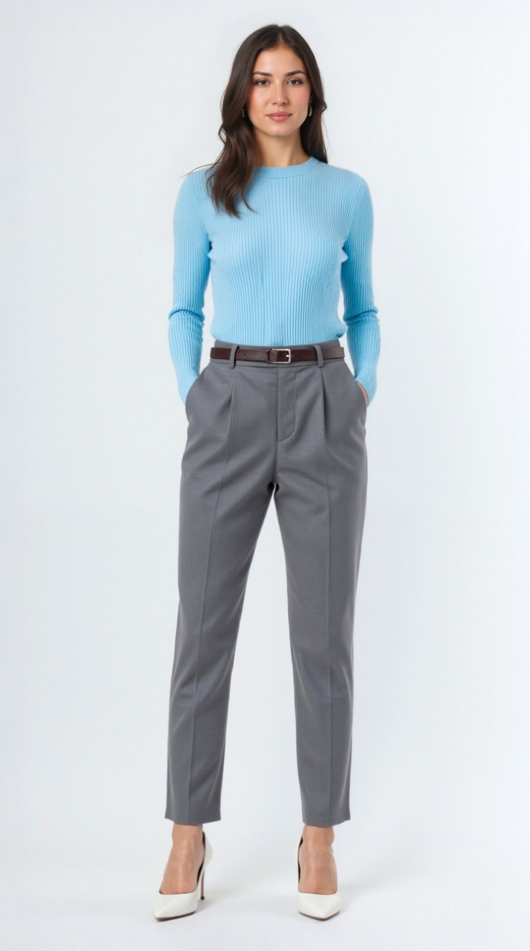 Ruth Cloud-Knit Long Sleeve Top