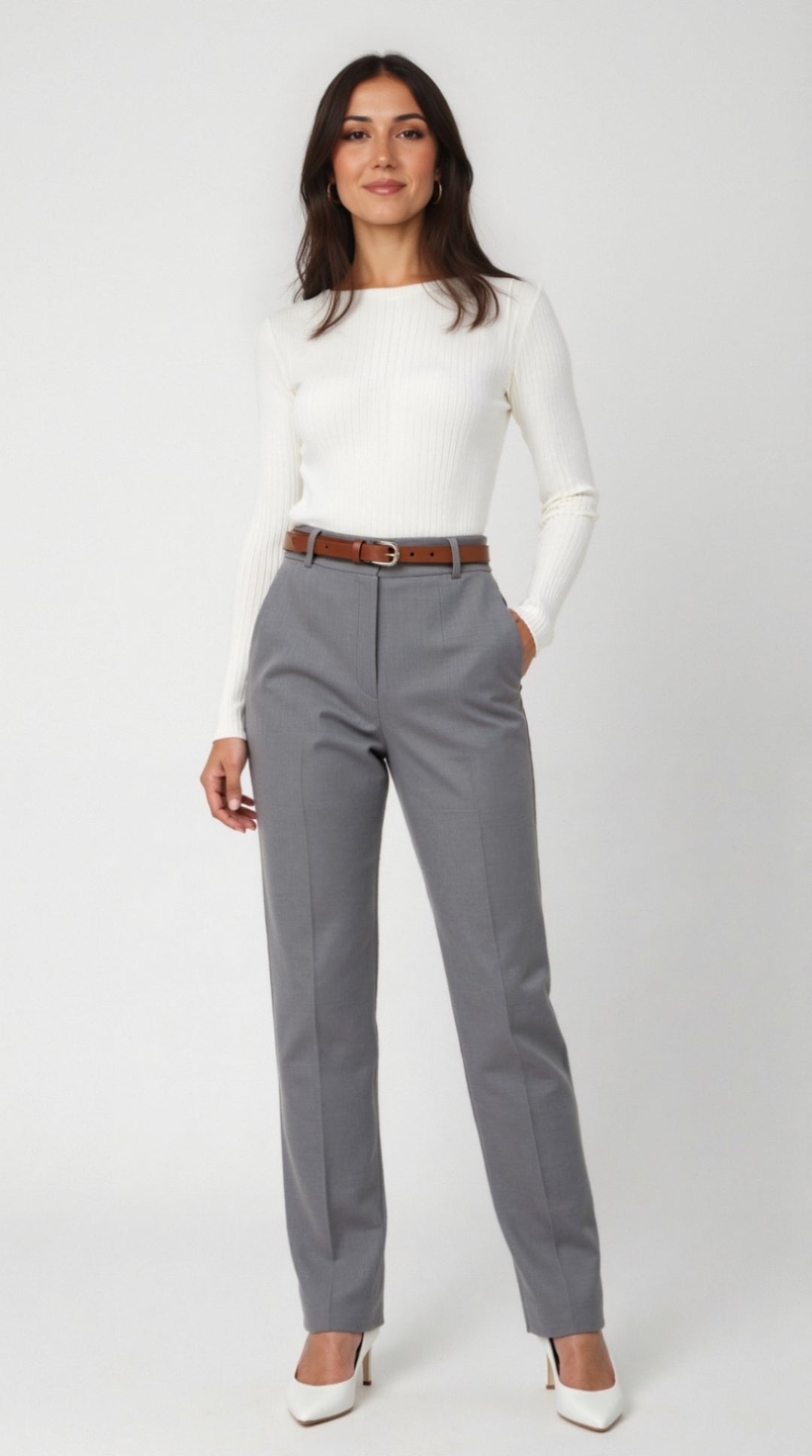 Ruth Cloud-Knit Long Sleeve Top